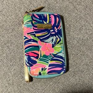 Lilly Pulitzer Wallet and Phone Case, only used once